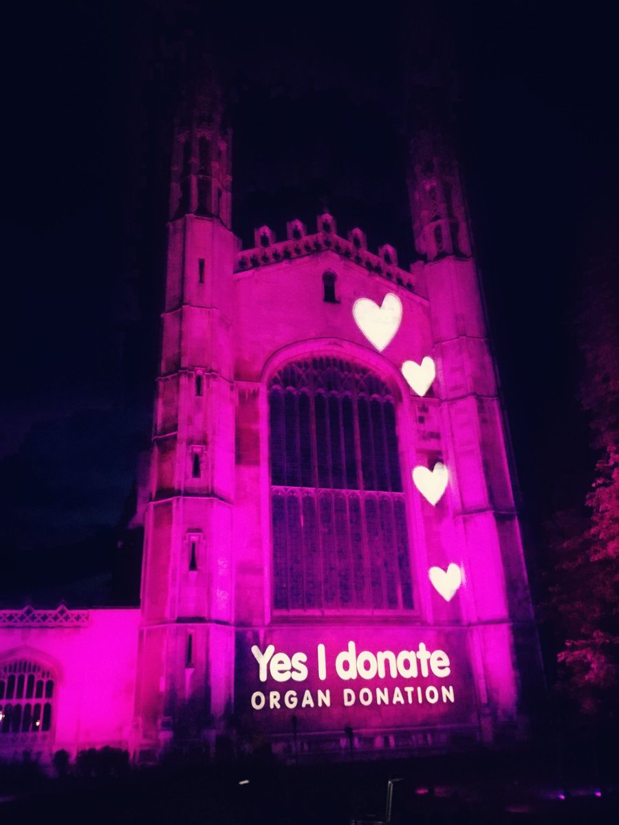 Matt_MMc's tweet photo. A real pleasure to be a part of this.
My sister died very young & 3 families life's were changed because she was an organ donor.
Kings looked great in pink.
#OrganDonationWeek #sayidonate #Cambridge
#pinklamp #lightingcompany #events
@ACTcharity @CUH_NHS https://t.co/eiLgjSt98K