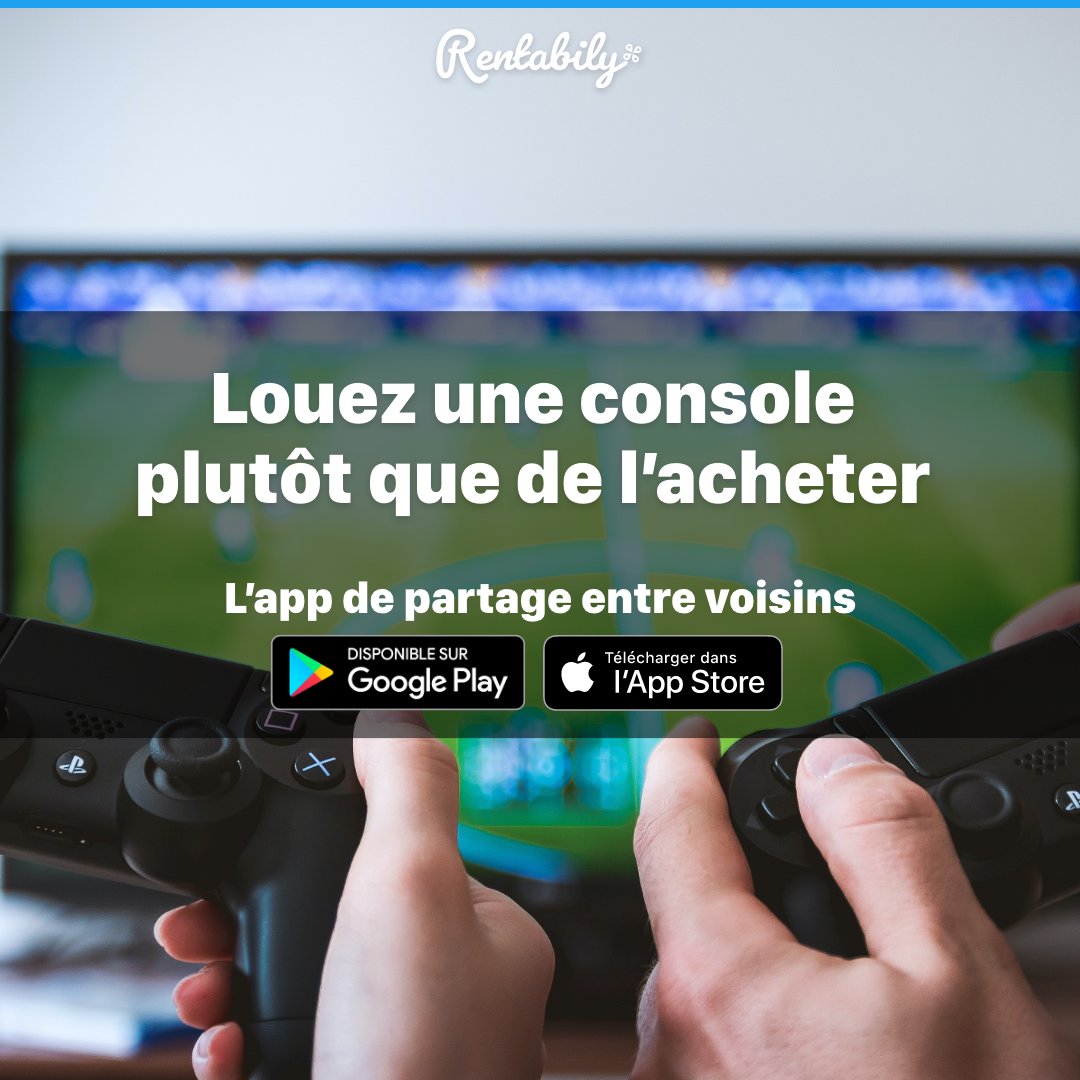 rentabily's tweet photo. #LeSaviezVous, en France, il s'est vendu environ 2 millions de consoles en 2019 !!! Un chiffre en constante augmentation! Vous en avez aussi une mais ne vous en servez pas ?! Alors rejoignez les utilisateurs Rentabily qui proposent déjà la leur en location  #Rentabily https://t.co/pGz4YoCXjr