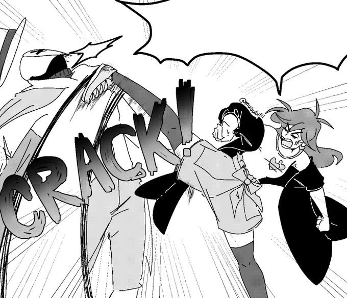 [oc] wanted to do some action practice ??? 