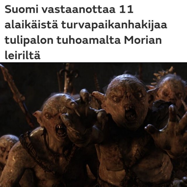 WoodyW00dlegger's tweet image. #huumori #humor #badhumor #huonohuumori #politiikka #LOTR #MoriaCamp #Moriakamp #mielleyhtymät #LordOfTheRings