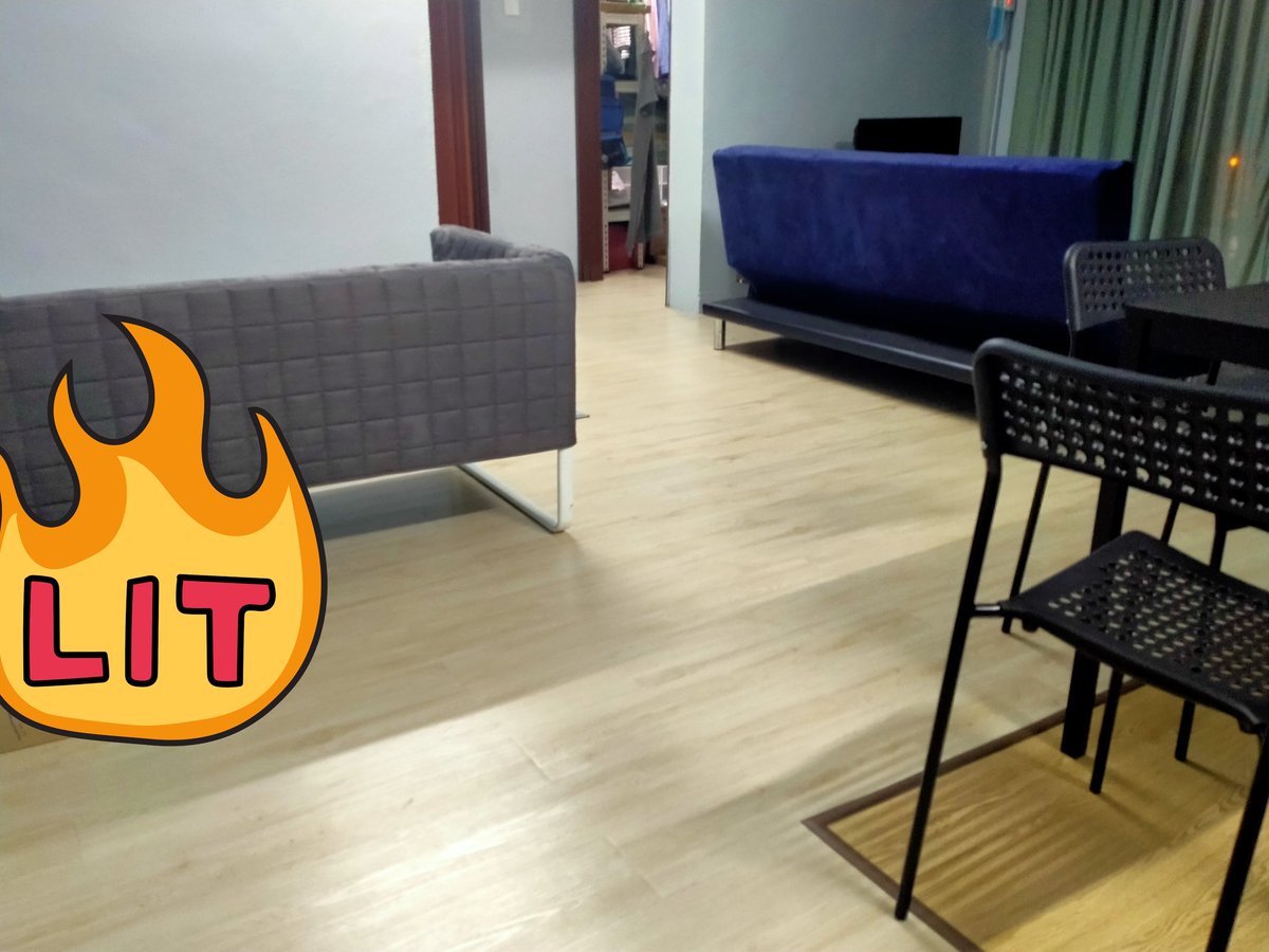 IqbalIrzan's tweet photo. Untuk cost yang murah dari tile/Mozek

PVC vinyl flooring. Pun dah kemas ❤️ https://t.co/8CHsnXLbWp