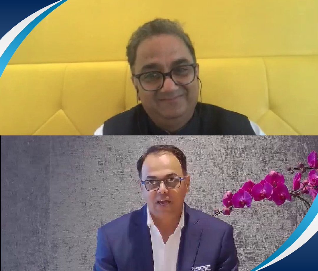 Hotelivate's tweet photo. We had Mr. Rajeev Menon, President, Asia Pacific excluding China (APEC), @MarriottIntl in conversation with Mr. @Manavthadani on Rebooting Operations. Beyond the humanitarian crisis of Covid, the economic crisis that has followed has hit hospitality the hardest.
#HOSI2020 https://t.co/DvdkgulLgi