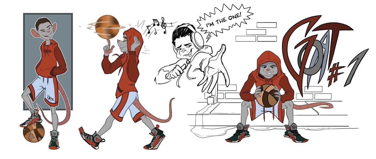 gymratsquad's tweet photo. One thing Goat does not lack is confidence, as he listens to his favorite song, "I'm the One" by Jaiden 2Fast. Gym Rat Squad trailer in route stay tuned. #gymratsquad #teamgrs501c3 #grspro #GRS #breakingthetrap #animatedtvseries https://t.co/ccbo7gvnPr