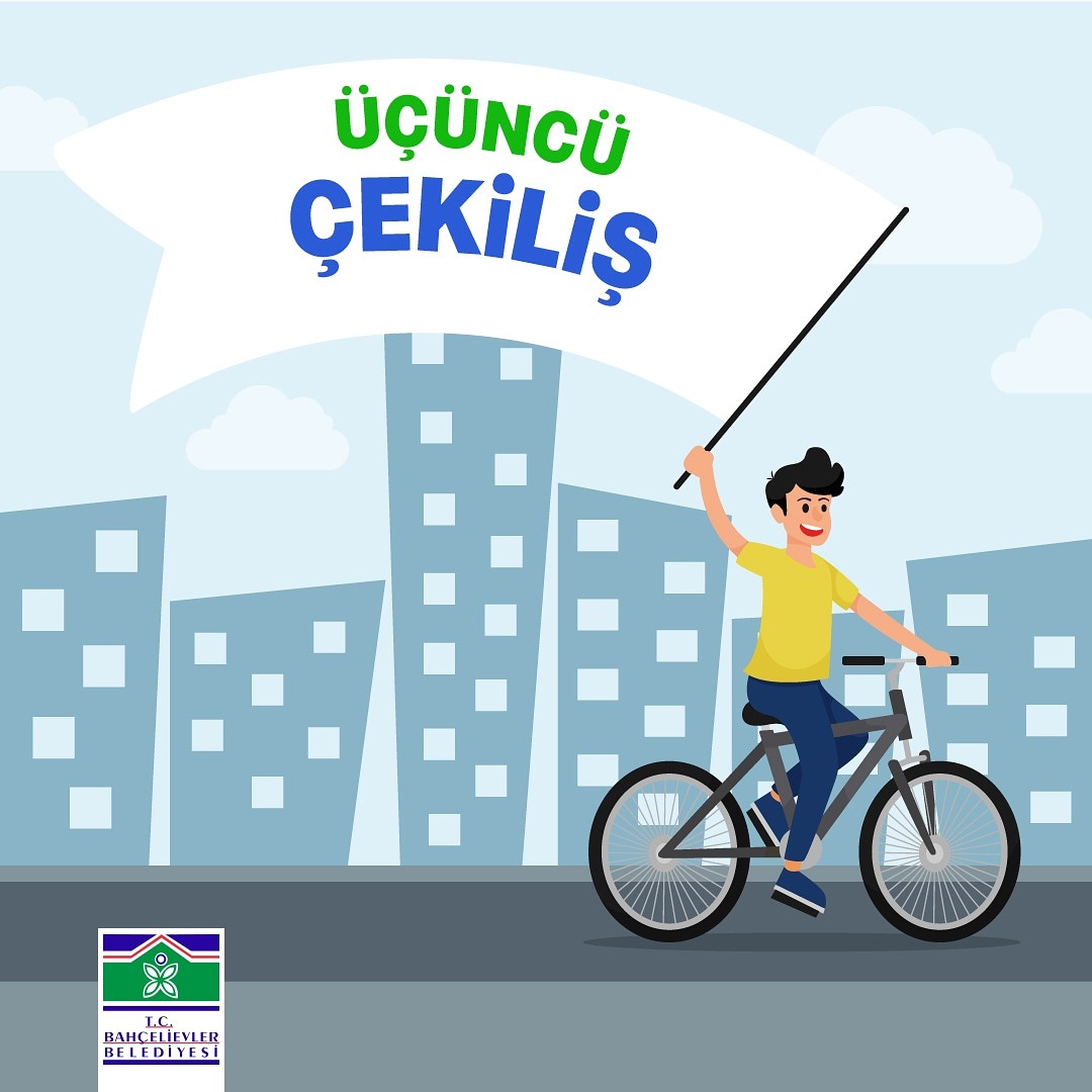 BİSİKLET YOLU AÇILIŞINA ÖZEL ÜÇÜNCÜ ÇEKİLİŞ  💯🚴‍♂️  

Açılışta bizimle olacak 1 talihliyi arıyoruz.😎

📌 ŞARTLAR 

🔸️<a href="/BahcelievlerBel/">Bahçelievler Belediyesi 🇹🇷</a> ve <a href="/DrHakanBahadir/">Dr.Hakan Bahadır🇹🇷</a> hesabını takip etmek
🔹️Bu tweeti RETWEET etmek
🔸️Bahçelievler'de oturmak
🔹️Son katılım bugün saat 21.00'a kadardır.
