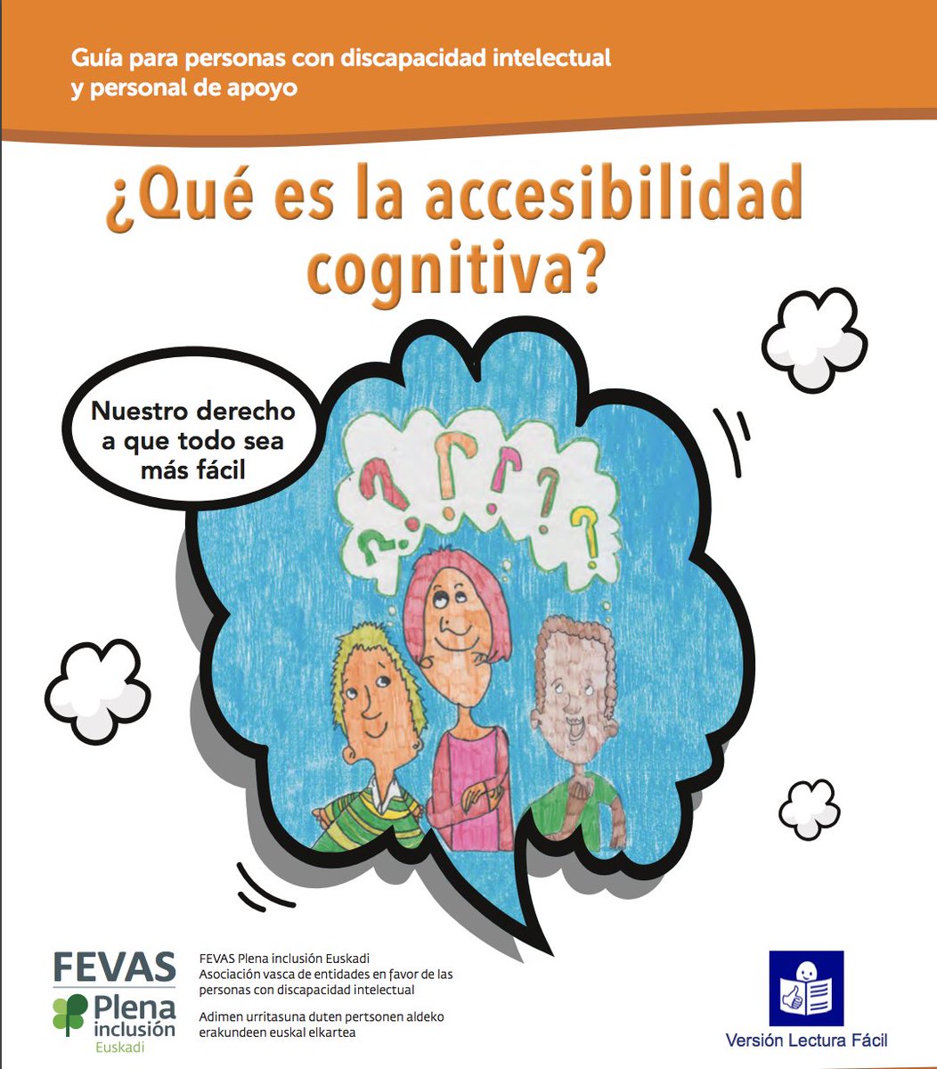 pilarpes's tweet photo. Esta 'Guía para la accesibilidad cognitiva' es una joya https://t.co/lJugrsV4r3
Ahora, más que nunca, no podemos dejar a nadie atrás  @Plenainclusion @fevas 
#Inclusión #Orientación
Gracias @mabelvillaescus por difundirla siempre https://t.co/kCInmO4qhD