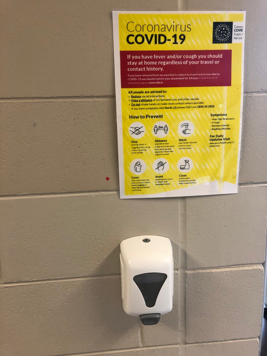 As we complete our first week with everyone back in school well done to all students and staff who have adapted so quickly to the #newnormal let’s not become complacent #socialdistance #sanitise #wearingmasks #InThisTogether @ceist1 @PortlaoiseParis