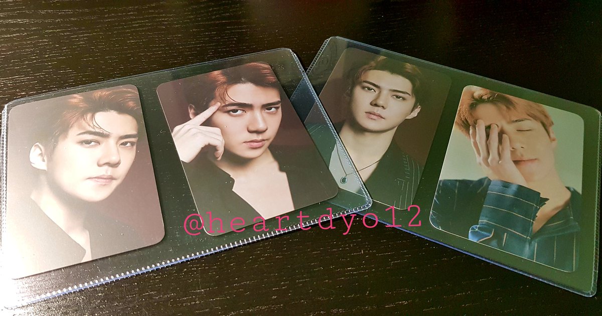 heartdyo12's tweet photo. Received in the mail today and it totally made my day💕 Thank you @exogrouporder for bringing them in! 😘 appreciate how thoughtfully protected the cards were. 😭🙏🏻 谢谢你!! https://t.co/TH7mPnePUP