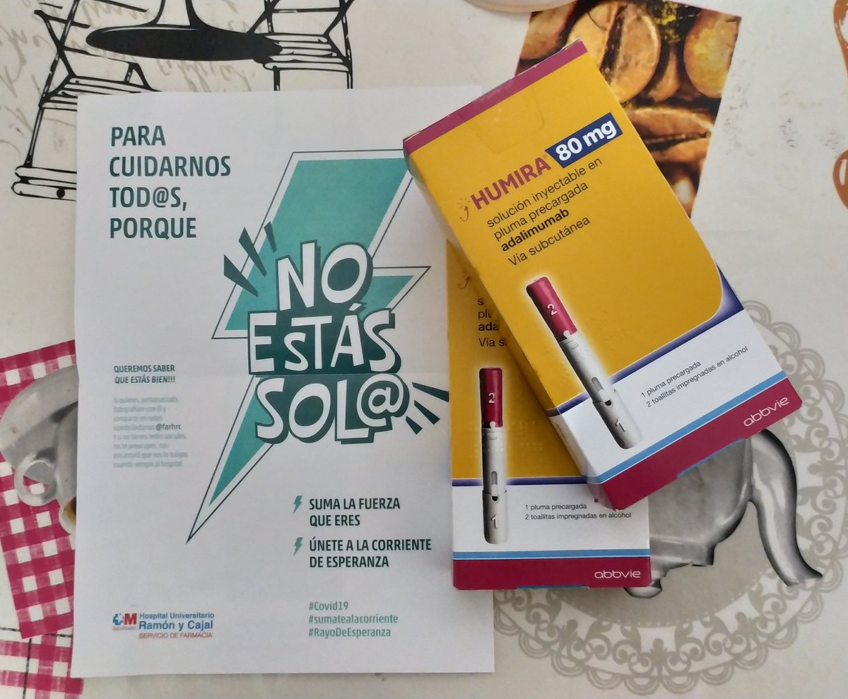 ExperienciasdeD's tweet photo. Acabo de recibir mi tratamiento a través del servicio de mensajería.
Gracias a @farhrc del hospital por facilitar este nuevo recurso para los pacientes y por cuidarnos.
#FFPaciente #sumatealacorriente #RayoDeEsperanza #Crohn #EII https://t.co/P6U0HgkLTZ