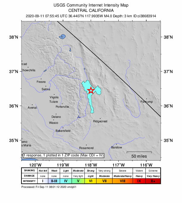 quakebot_ca's tweet photo. 4.0 mag - 18km SSE of Lone Pine, CA @ 00:55 on 09/11/20 https://t.co/1jmhyz7IGD https://t.co/qY85KxTxXR