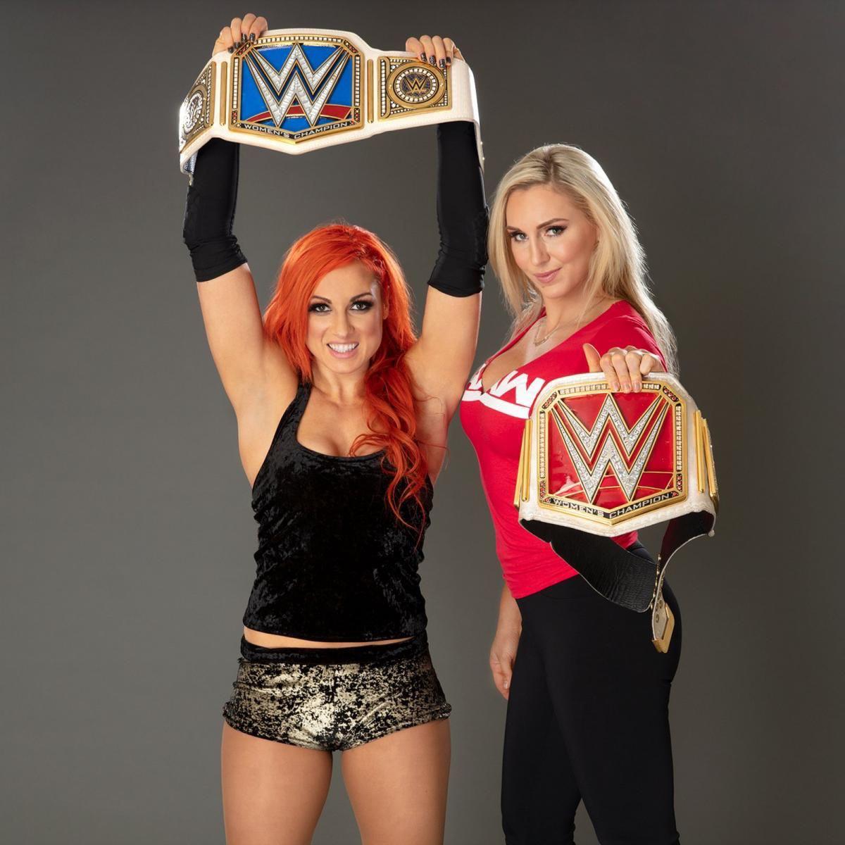 Jaycomesaround's tweet photo. Here is a picture of the two besties as they were both Champion following that match.
@MsCharlotteWWE @BeckyLynchWWE #SmackDown #WWERaw #WomensChampions #Backlash2016 https://t.co/jD78msddPX