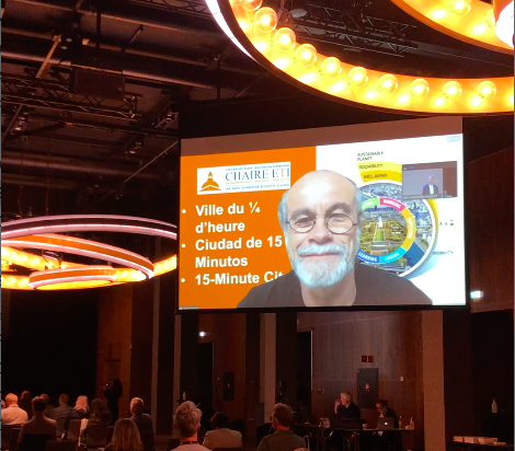 Thank you <a href="/CarlosMorenoFr/">Pr Carlos Moreno | IAE-Paris Sorbonne</a> for reminding us that we need to change the rhythm of the city and our urban spaces at #oslourbanarena. #15minutecity #urbansolutions