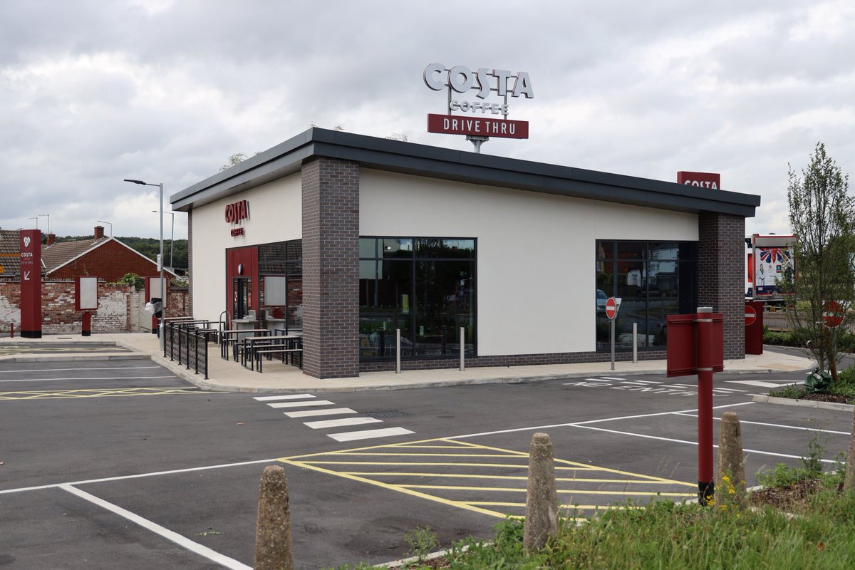 LOROCArchitects's tweet photo. Fit out now complete Costa open for #Coffee #drivethru https://t.co/hlyEXVJNTg