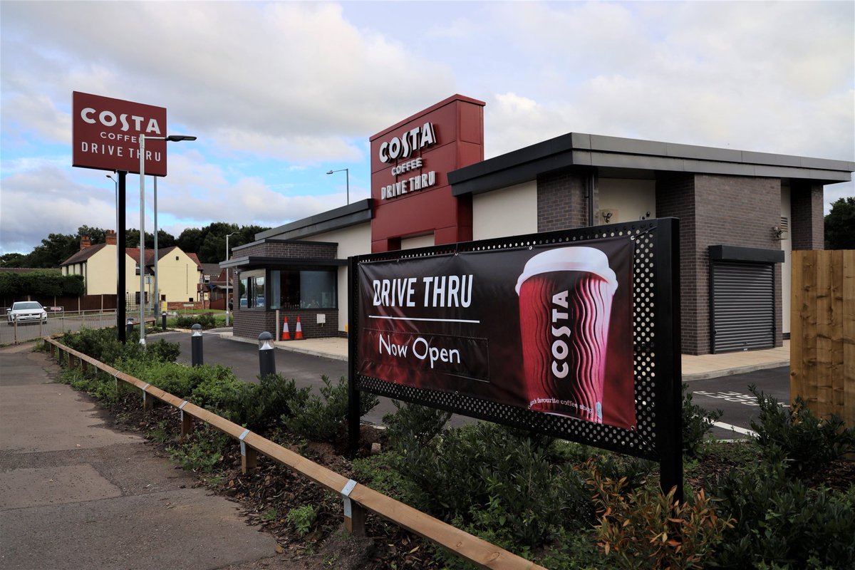 LOROCArchitects's tweet photo. Fit out now complete Costa open for #Coffee #drivethru https://t.co/hlyEXVJNTg