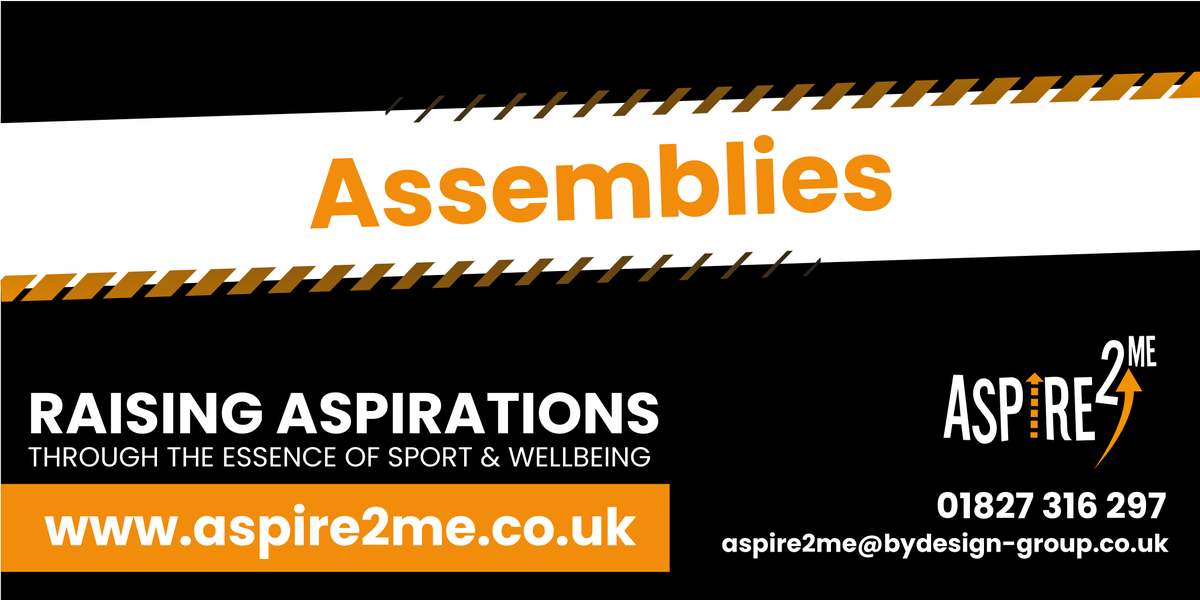 bydesigngroup's tweet photo. What can you book with an @Aspire2Me_ workshop?

Inspirational Talks &amp; Assemblies -
Increase your students aspirations with an assembly delivered by a professional athlete; a fantastic morale boost for learners!
To enquire, email: learn@bydesign-group.co.uk
#Aspire #BackToSchool https://t.co/0I60RiJ8uL