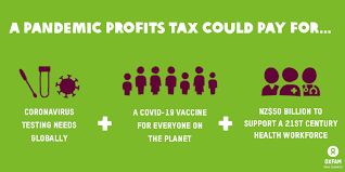 The solutions are there.Consider a WW2-style Pandemic Profits Tax on just those 32 global companies profiting most right now.That could raise $104bn in 2020 alone. Thats enough to pay for COVID19 testing and vaccines for everyone on the planet, plus $33bn more.Just imagine.