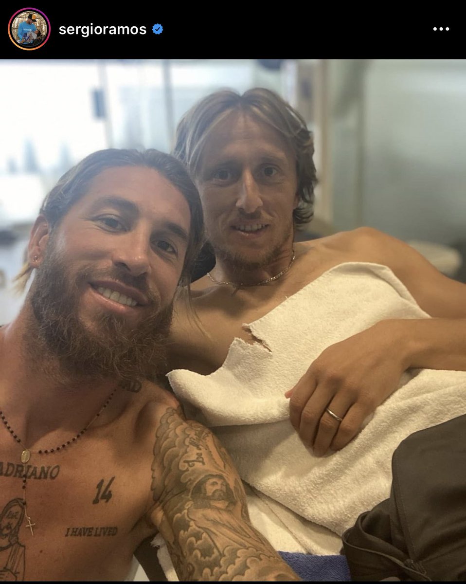 Why does Luka Modric look like he has just given birth to Sergio Ramos’ baby?
