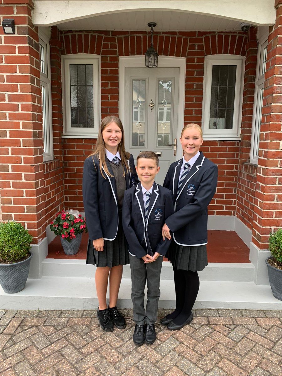 We could not be prouder.  All three have transitioned back into school with a smile on their faces and positive attitudes. And how smart is the new school uniform?!
<a href="/avonbourne_2027/">Avonbourne_2027</a> <a href="/avonbourne_2025/">Avonbourne Class of 2025</a> @Avonbourne_2024 <a href="/AvonbourneUL/">Avonbourne Boys' and Girls' Academies and USF</a>