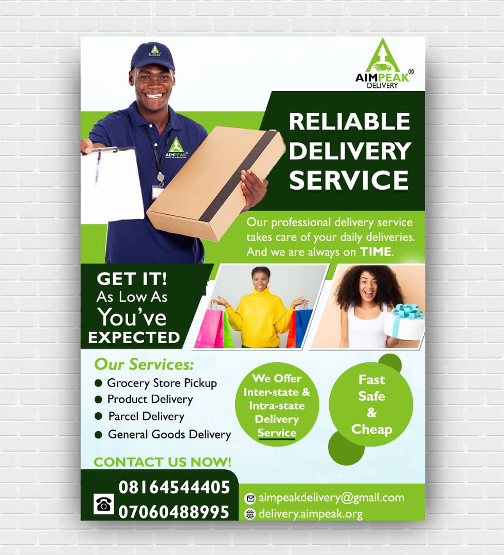 Interstate and intrastate delivery made easy.
##aimpeakdelivery 
#osundelivery 
#osogbodelivery
#osogbologistics
#osunlogistics
#logisticsinosun 
#logisticsinosogbo 
#deliveryinosunstate
#deliveryinosun
#deliveryinosogbo
#ibadandelivery 
#oyostatedelivery
#ibadanlogistics