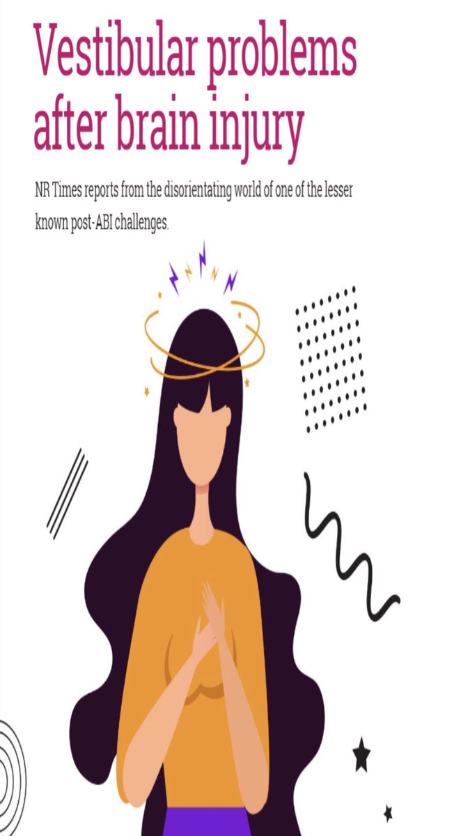 Fab article on #vestibularrehab after #ABI from <a href="/CB_Dizzy/">Clare Bates Vestibular Audiologist</a> <a href="/PbrownNeuro/">Paul Brown 💙</a> <a href="/BurnettsMnsi/">BurnettsMNSI</a> and our very own <a href="/ArcherGail/">Gail Archer</a> 💜issuu.com/nrtimes/docs/n…
