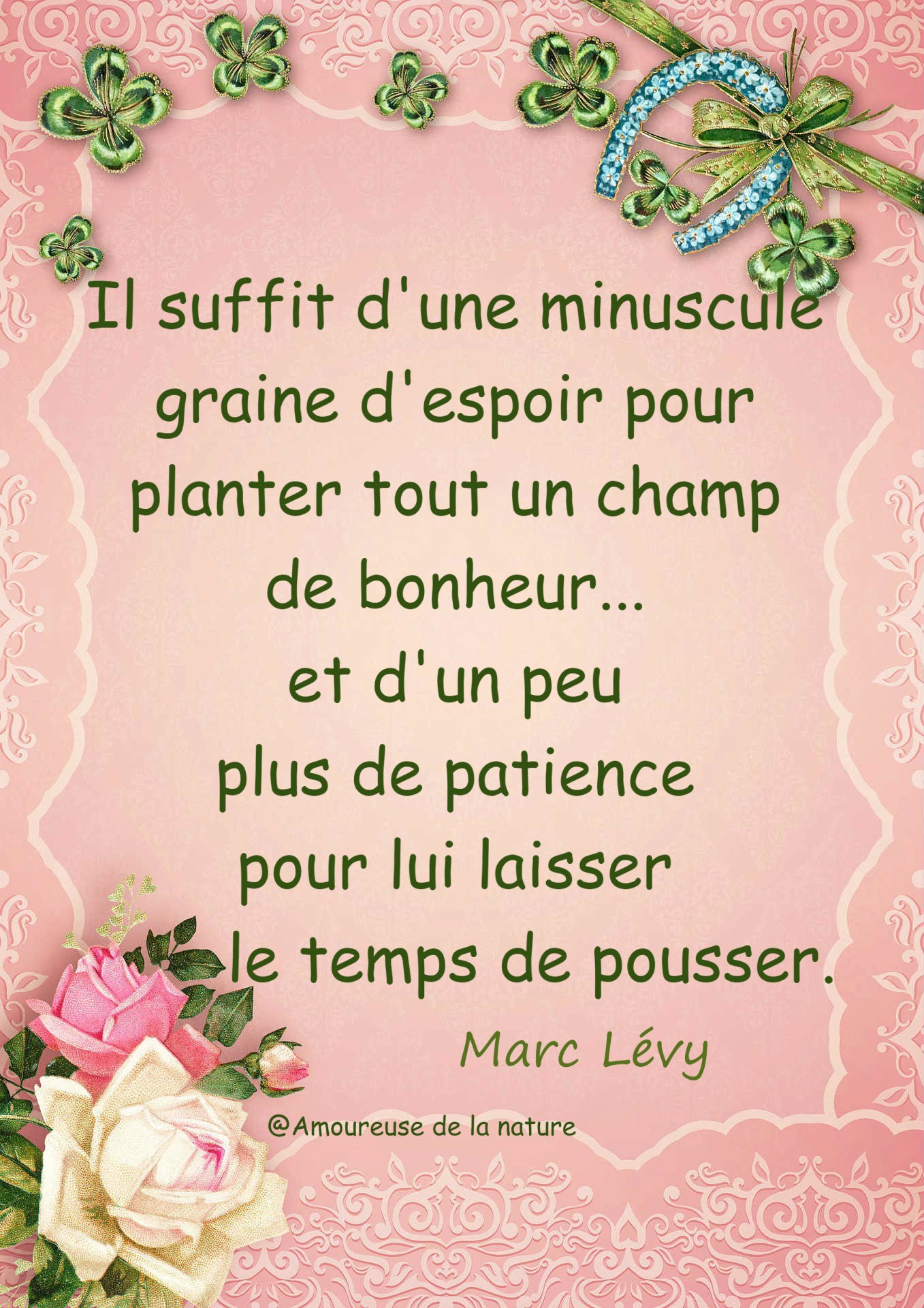 Amoureuse De La Nature عاشقة الطبيعة Bonjour Citation Citations Espoir T Co Ospdjxfhln Twitter
