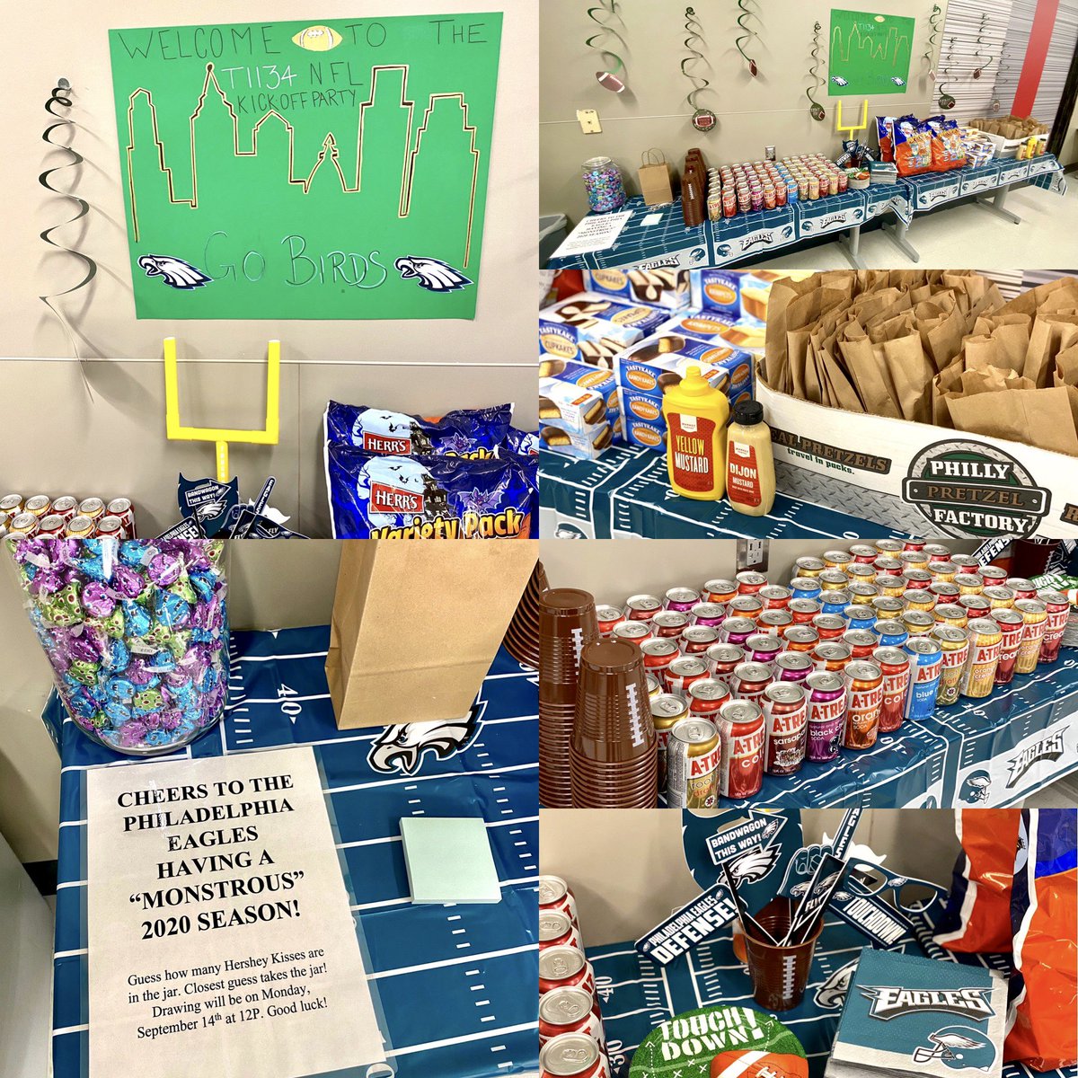 Jennifer Yaksich (@j_yaksich) on Twitter photo Kicking off <a href="/Eagles/">Philadelphia Eagles</a> weekend with Philly themed snacks at Exton! Go Birds! 🦅💚🎯 #T1134 Kicking off <a href="/Eagles/">Philadelphia Eagles</a> weekend with Philly themed snacks at Exton! Go Birds! 🦅💚🎯 #T1134