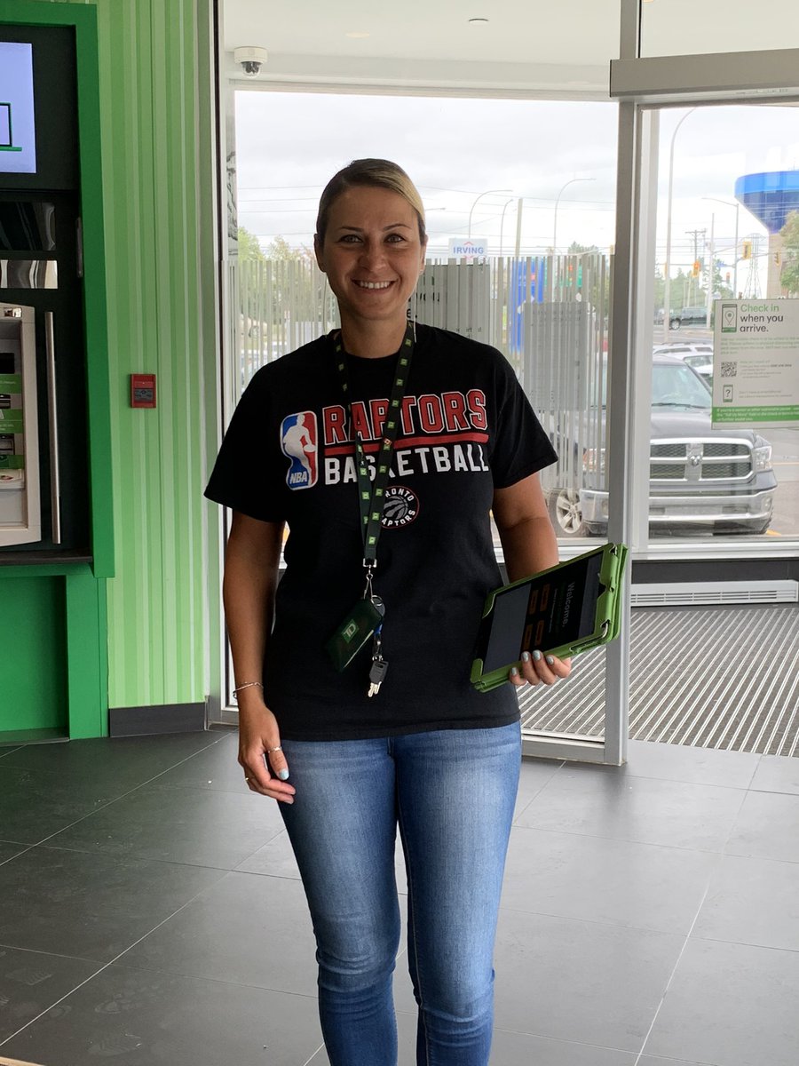 Sending a little love to <a href="/Raptors/">Toronto Raptors</a> for tonight’s game from TD Prospect branch in Fredericton, NB!! <a href="/HelloooJack/">HelloooJack</a> <a href="/Matt__Devlin/">Matt Devlin</a> #LetsGoRaptors