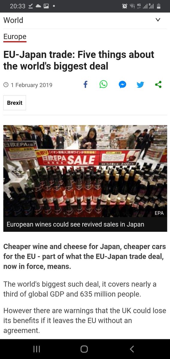 Ironic isnt it See how the BBC and EU reported the deal they did No mentions of 0.07s whatever bs she said Was the biggest deal in EU history🤣🤣 Note the bottom of the BBC article with a sly Brexit swipe at us not having a deal🤦‍♂️🤦‍♂️🤦‍♂️