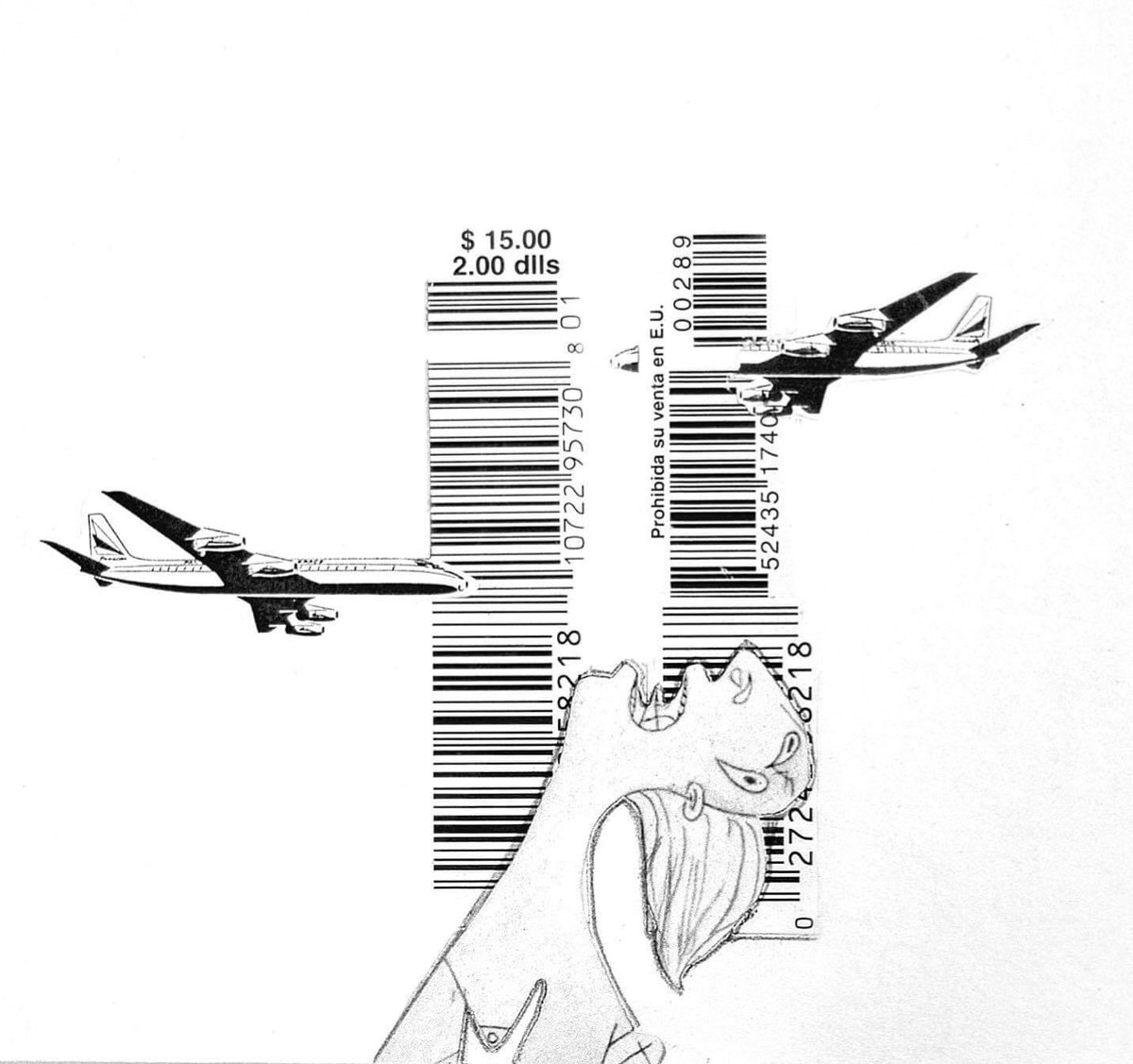 19 years of 9-11, collage 20 cm x 15 cm.