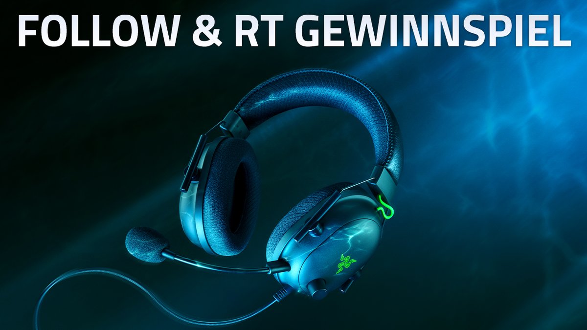 RazerGermany's tweet image. 🎧 FOLLOW &amp;amp; RT Gewinnspiel 

Diese Woche verlosen wir ein Razer BlackShark V2.

So machst du mit:
- @RazerGermany folgen ✅
- Tweet liken &amp;amp; RT 💚🔁

Viel Glück!
Das #Gewinnspiel endet am 15.09.2020 um 23:59 Uhr.

#Razer #Giveaway
TNB: rzr.to/rzrtnb