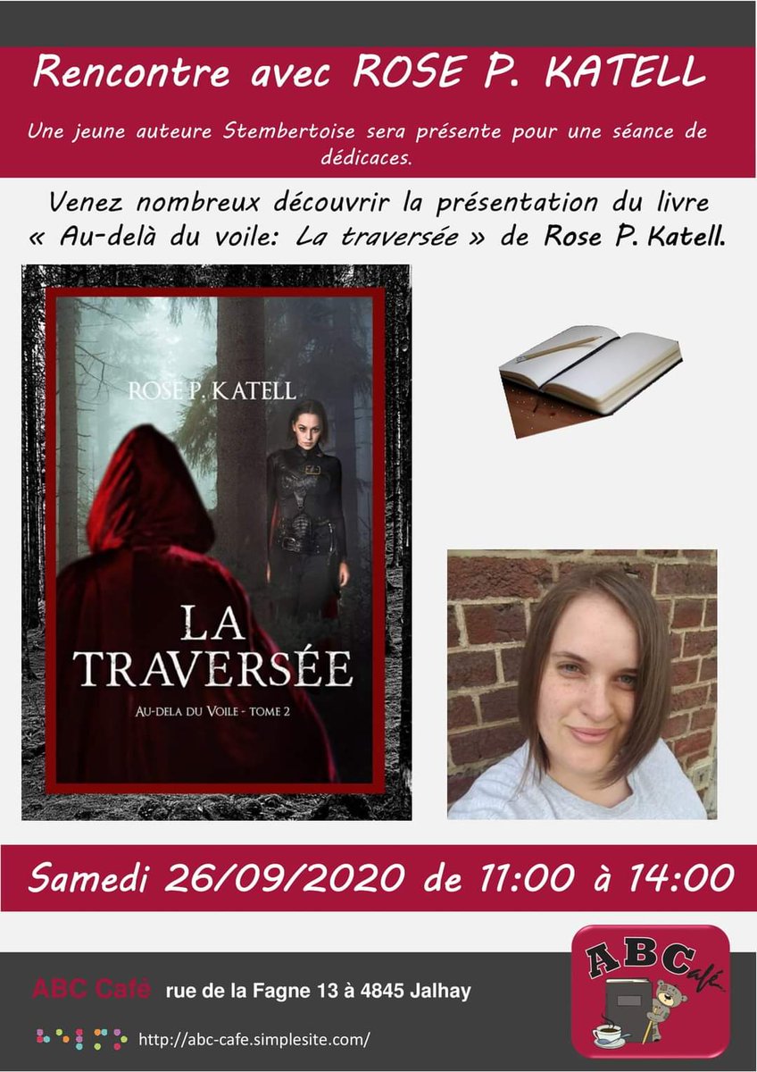 Rose_P_Katell's tweet photo. Ça approche ! ✨🥰✨
#RT #Dédicaces #SéanceDeDédicaces #Librairie #Rencontre #RDV #RendezVous #Livre #Roman #Autrice #AutoEdition #AutoEditée #Imaginaire #SFFF #Lecture #Dualogie #Duologie #Dyptique #Mort #Fantasy #UrbanFantasy #YA #YoungAdult https://t.co/feDP5YHzrs
