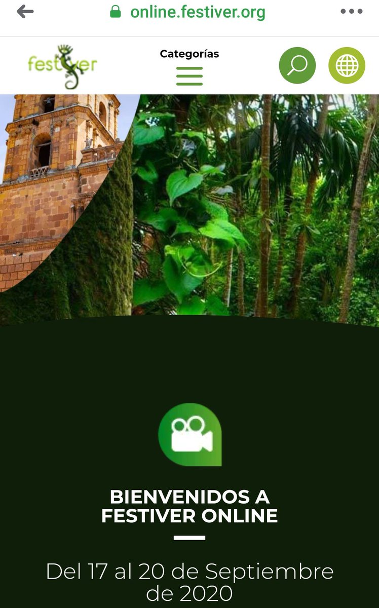 Para que puedan disfrutar de las películas y programación académica de la edición online del Festival de #Cine Verde de Barichara - Festiver -, que este año cumple 10 años y arranca en seis días, deben registrarse aquí: 
online.festiver.org