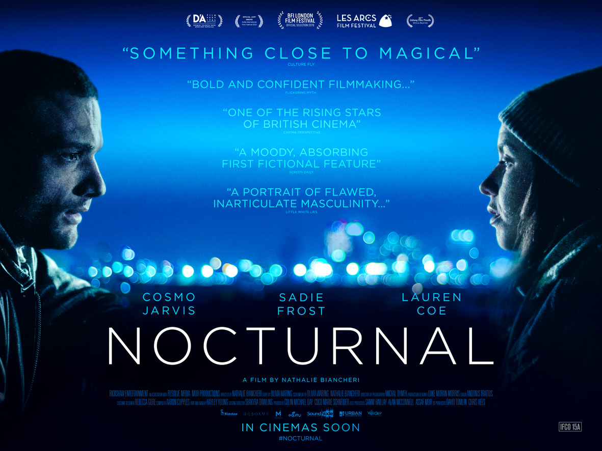 Wildcard Distribution (@wildcarddistrib) on Twitter photo "Something close to magical"
One week until NOCTURNAL is released in Irish and UK cinemas next Friday 18th September.  
With outstanding performances from Cosmo Jarvis, Irish actress Lauren Coe and Sadie Frost, it's one not to be missed. 
#Nocturnal "Something close to magical"
One week until NOCTURNAL is released in Irish and UK cinemas next Friday 18th September.  
With outstanding performances from Cosmo Jarvis, Irish actress Lauren Coe and Sadie Frost, it's one not to be missed. 
#Nocturnal