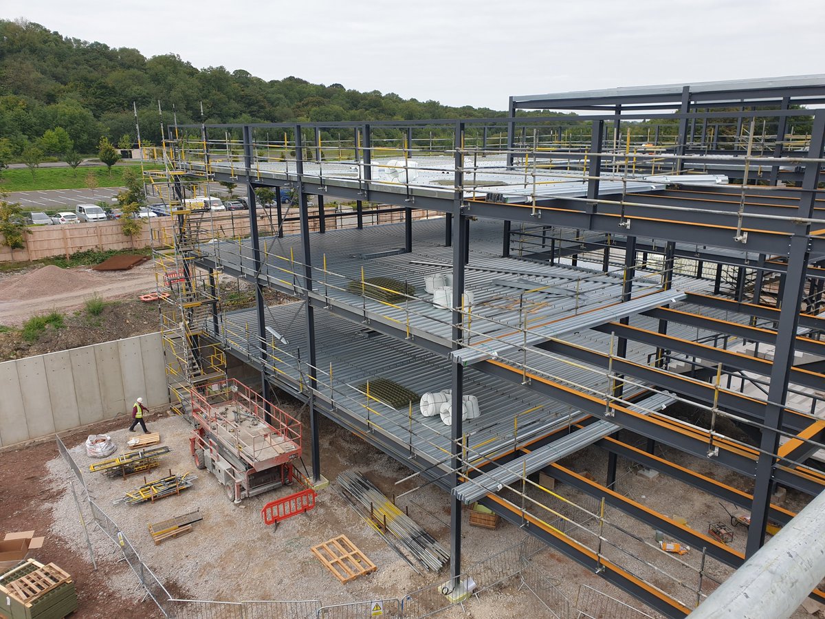 mswukltd's tweet photo. Great Progress being made on our site in Dudley. It's a Privilege to be working with such a Great Team at Speller Metcalfe. TATA ComFlor®CF60 #MSW https://t.co/sue2Tjhb5R