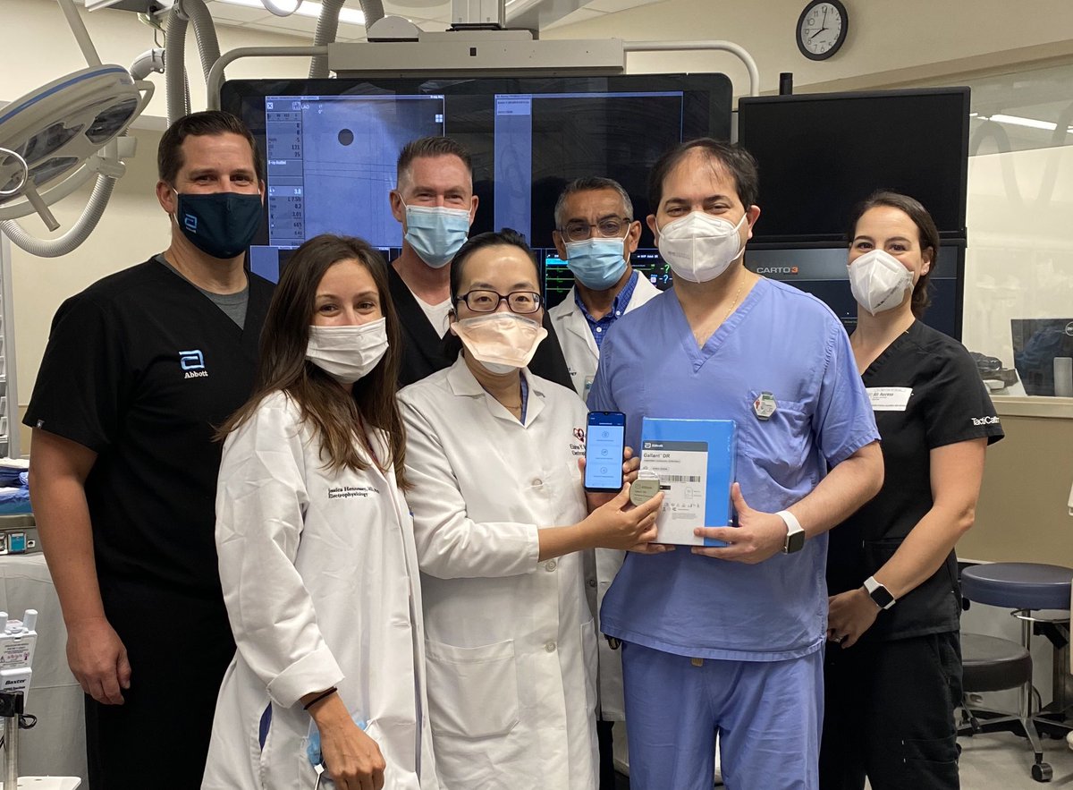 Elaine Wan (@elainewanmd) on Twitter photo Columbia EP first to implant in the northeast! #Gallant ICD/CRT-D device, the next-generation of ICD with bluetooth, now available at <a href="/nyphospital/">NewYork-Presbyterian</a> <a href="/ColumbiaCardio/">Columbia Cardiology Fellows</a> <a href="/ColumbiaDoctors/">ColumbiaDoctors</a> #EPeeps <a href="/Hirad7/">Hirad Yarmohammadi</a> <a href="/abivianoMD/">Angelo Biviano</a> <a href="/deepaksalujaMD/">Deepak Saluja</a> <a href="/AbbottCardio/">Abbott Cardiovascular</a> <a href="/jeremybermanmd/">Jeremy Berman</a> <a href="/fritz_ehlert/">Fritz Ehlert</a> Columbia EP first to implant in the northeast! #Gallant ICD/CRT-D device, the next-generation of ICD with bluetooth, now available at <a href="/nyphospital/">NewYork-Presbyterian</a> <a href="/ColumbiaCardio/">Columbia Cardiology Fellows</a> <a href="/ColumbiaDoctors/">ColumbiaDoctors</a> #EPeeps <a href="/Hirad7/">Hirad Yarmohammadi</a> <a href="/abivianoMD/">Angelo Biviano</a> <a href="/deepaksalujaMD/">Deepak Saluja</a> <a href="/AbbottCardio/">Abbott Cardiovascular</a> <a href="/jeremybermanmd/">Jeremy Berman</a> <a href="/fritz_ehlert/">Fritz Ehlert</a>