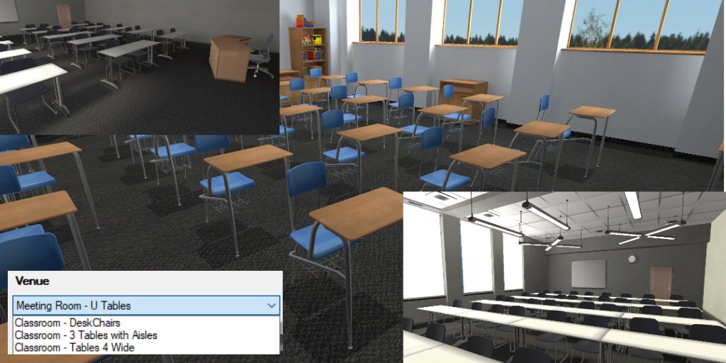 VirtualOrator's tweet photo. Nervous about your new position as teacher?
Practice with our classroom venues.
#publicspeaking #VRtraining #VOfeatures https://t.co/xHo8gYaNBC