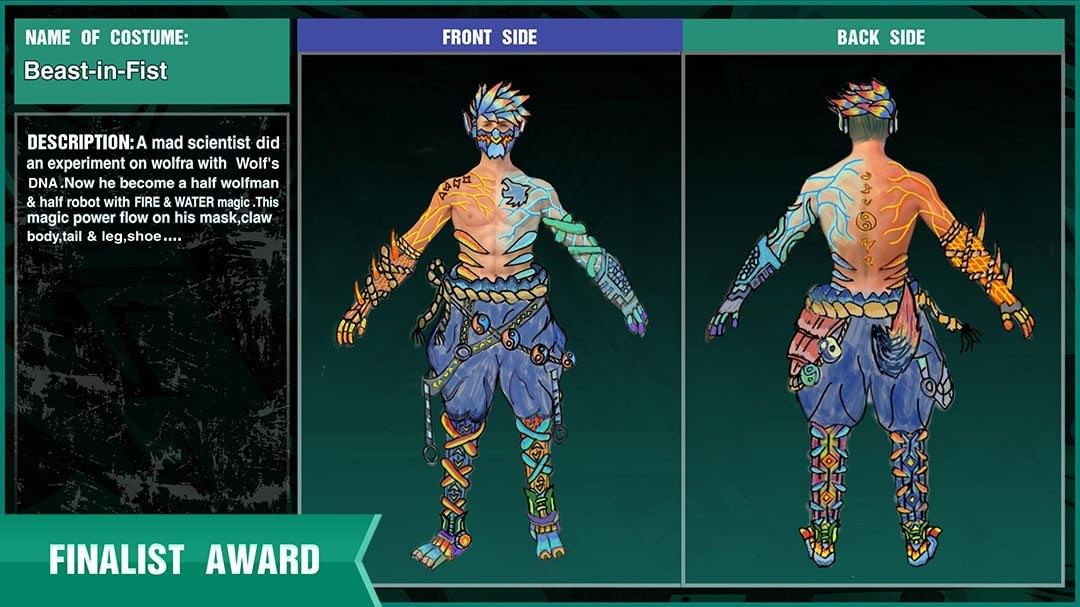 IndiaGarena's tweet photo. The winners of the Costume Design Contest are here! 🎨 Congratulations to the winning entries. To the winners, your prizes will be sent soon and to all who participated but didn't get through, we thank you so much for joining the contest.

 1 photo Balancing Wait For Next Tweet https://t.co/M64vvFvugS