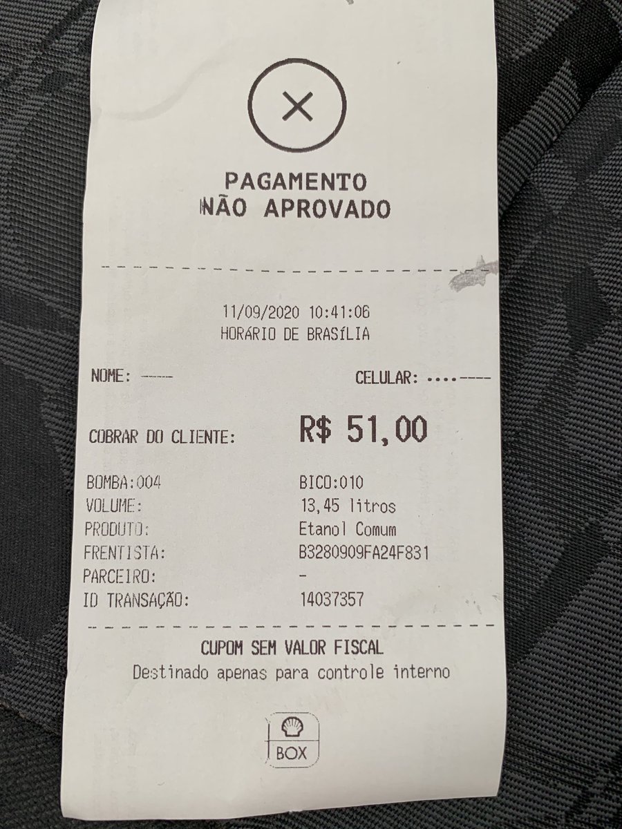 magoescorpiao's tweet image. Pagar em posto Shell usando o #ShellBox do @pagseguro dá muita raiva pq as vezes o app simplesmente não identifica que já encerrou o abastecimento.