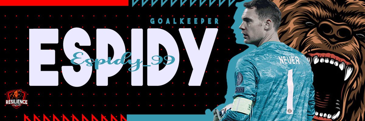 DesignerPollito's tweet image. Banner para el nuevo gk de resilience @ESPIDY_99