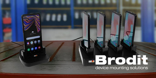 BroditUK's tweet image. Increase the power and functionality of your workstation. Brodit customised Table Stand for Samsung Galaxy XCover Pro keeps things charged and ready to grab-and-go. Read more: bit.ly/2FnBFmm

#brodit #brodituk #proclip #workplacesolutions #tablestand #desktopcharging