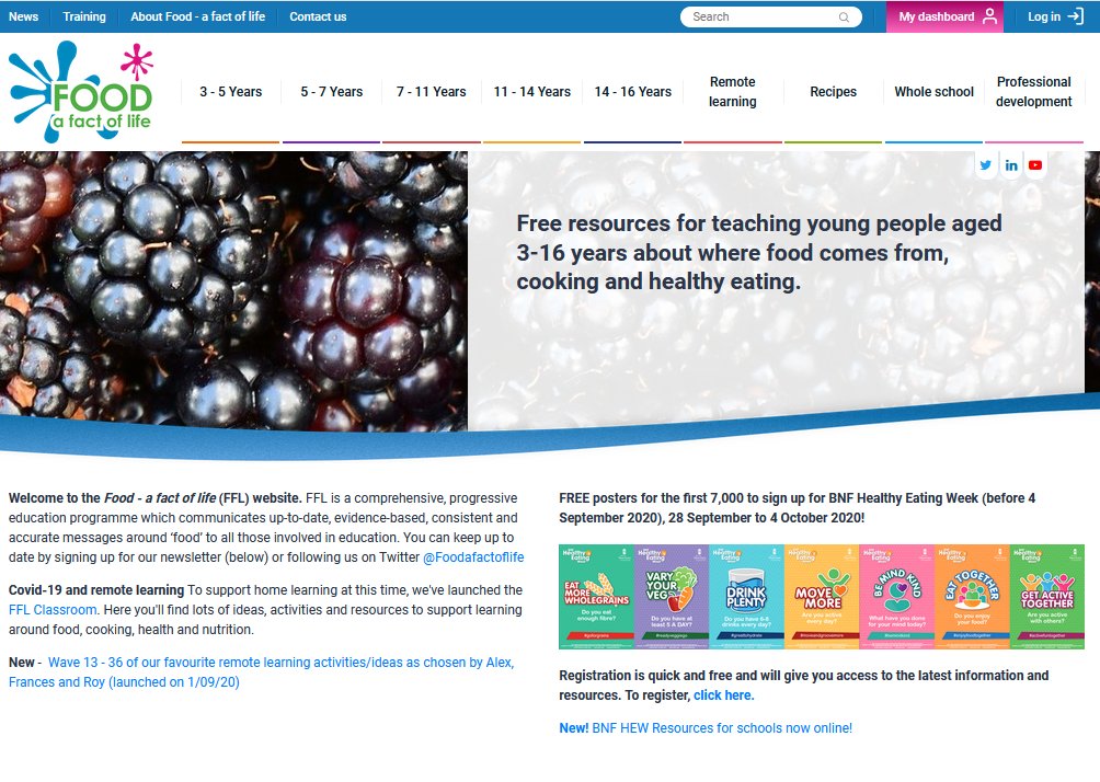 Foodafactoflife's tweet photo. Why not spread the word about @Foodafactoflife to your followers? - It’s a great way to share access to free resources and teacher training with your colleagues! https://t.co/KpmwxePOkM https://t.co/iqO4To9WxU