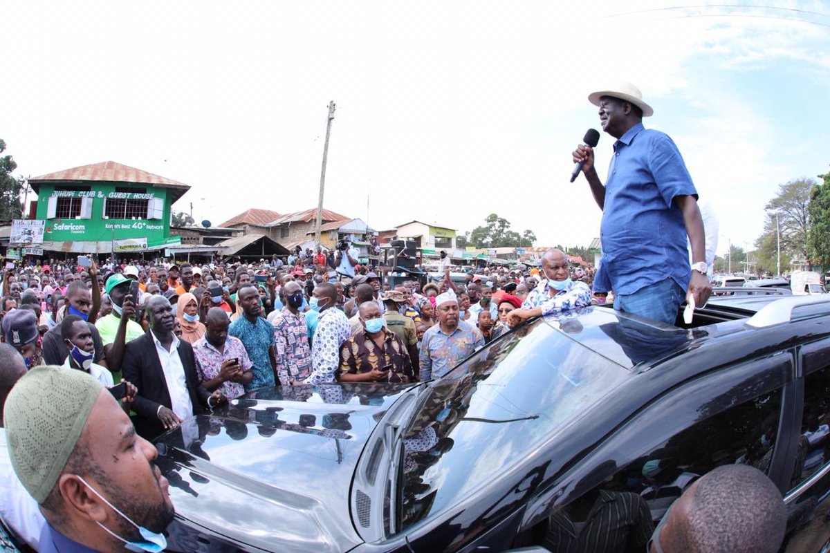RailaOdinga's tweet photo. Kwale is a resource-laden county that coupled with tourism, has great potential that must be fully utilized for the benefit of its people. We should all continue to work towards the goal of making Kenya a better nation. I was glad to briefly engage with the residents. https://t.co/yPnxfeW69A