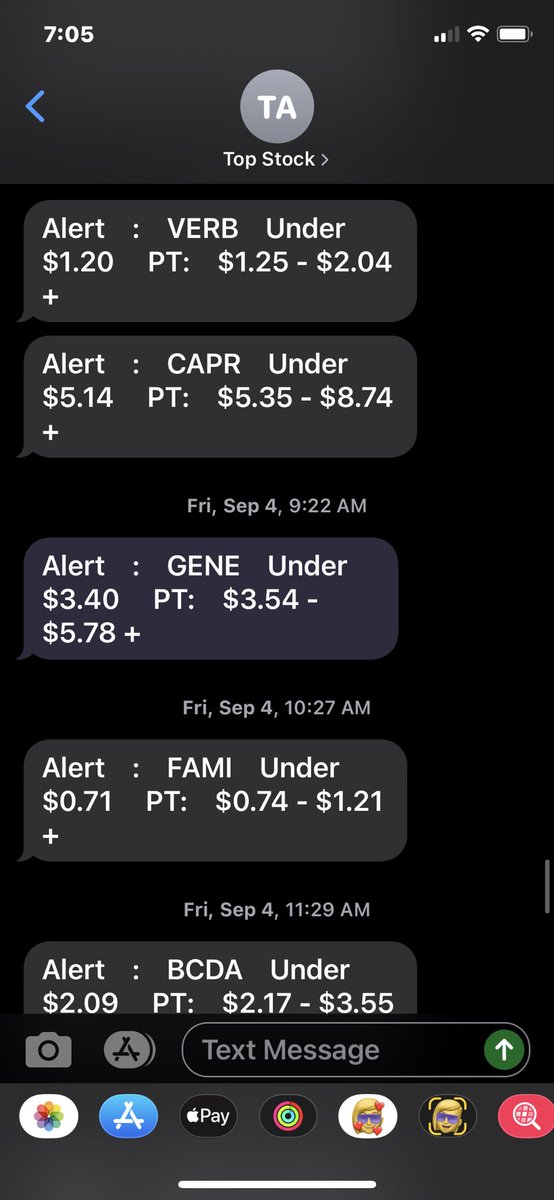 NotAlerts's tweet image. $GENE another #TopStockAlerts fail. They ORIGINALLY alerted at $4.52, which fucked a lot of people over. Don’t fall for this scam.