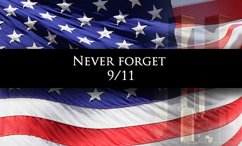 Never forget our losses, 

Never forget the bravery of our first responders.

Never forget all that we can overcome together as Americans.

#NeverForget September 11.