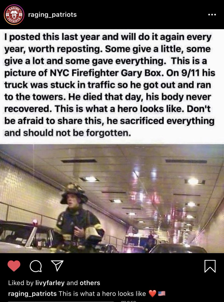FreedomAintFre4's tweet photo. #firefighters #911 #selfless #SACRIFICE  

Never forget 💙🇺🇸 https://t.co/b4DvJGwfsR