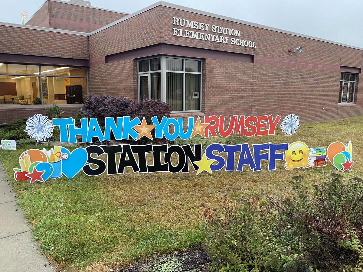 I appreciate all the the hard work by our <a href="/RumseyStation/">Rumsey Station Elementary</a> staff to have a successful start to the school year! #PLCSBeKnown #PLCSGreat