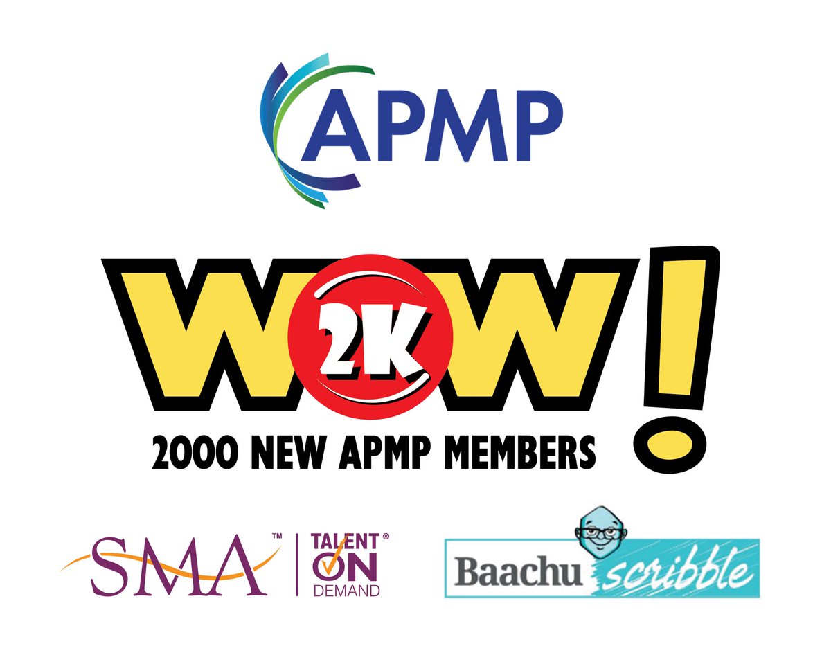 baachuworks's tweet photo. A beautiful journey begins today! @SMAWins is teaming with @baachuworks Scribble to help @APMPConnect gain 2,000 new members over the next three years. Look out for more details soon! #ProudToBeAPMP https://t.co/yVrrdZ757x