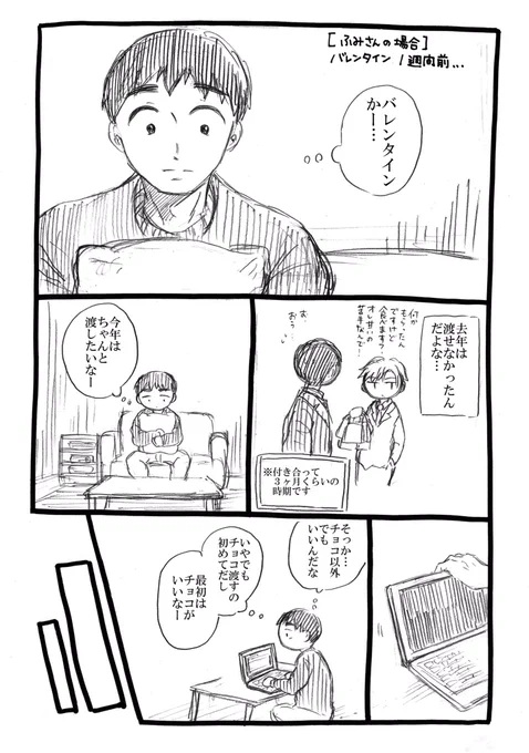 色々迷っちゃう彼氏と決断が早い彼氏のバレンタイン(1/2)
#普通の恋愛 
