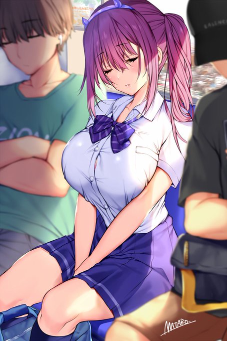 電車内に小悪魔がいると思ったら、ただのドジっ子だった 