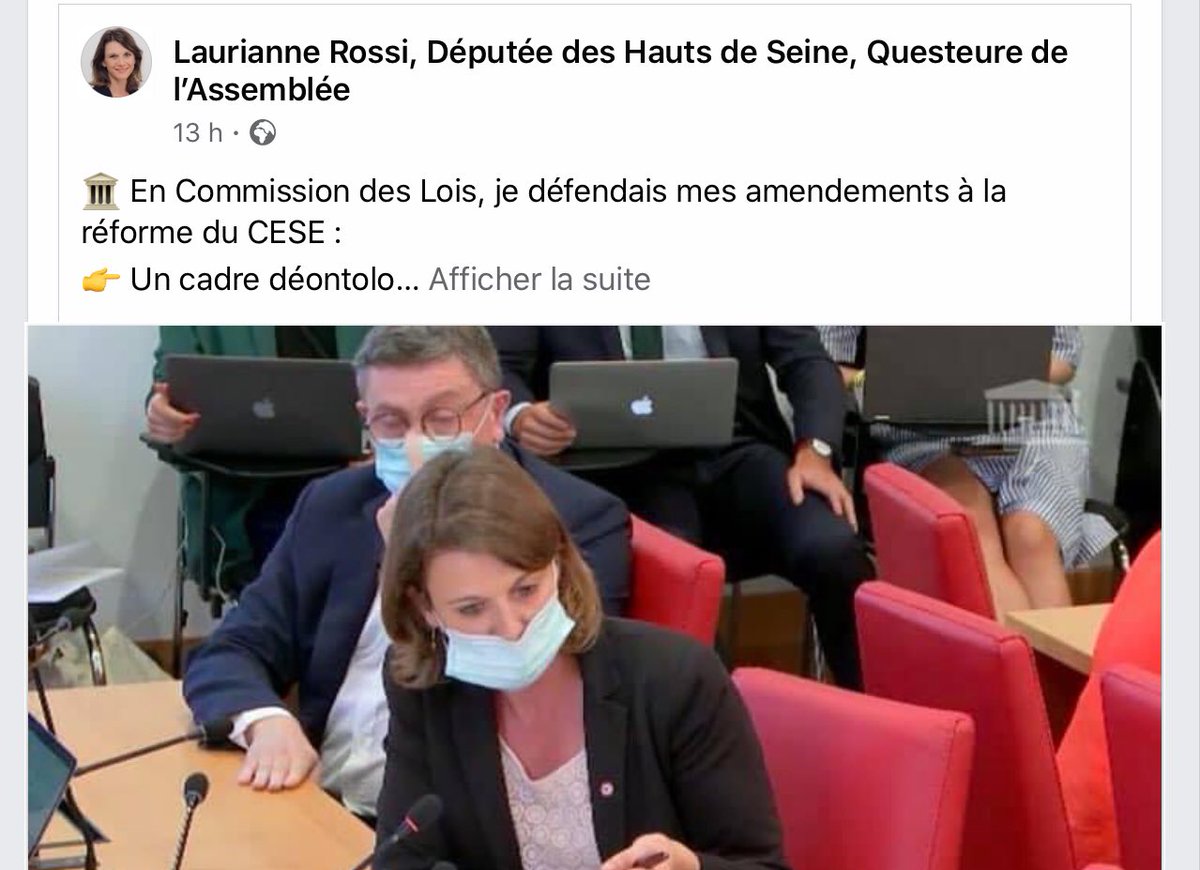 COMECS2's tweet image. Aujourd’hui, #ConseildeDéfense à l’Élysée autour du Président. Vous croyez qu’il va demander aux député•e•s de sa majorité de porter correctement le masque ? 
Nan parce qu’à #Montrouge, L.Rossi...

(Okay, on a les élu•e•s qu’on mérite, mais reconnaissons qu’on prend cher)