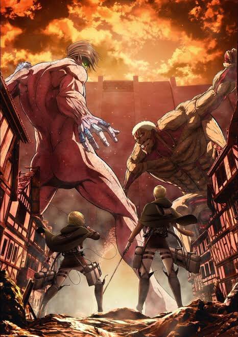 Shingeki no Kyojin/Attack on Titan Season 3 (8.5/10)Still threatened by the "Titans" that rob them of their freedom, mankind remains caged inside the two remaining walls. Efforts to eradicate these monsters continue.